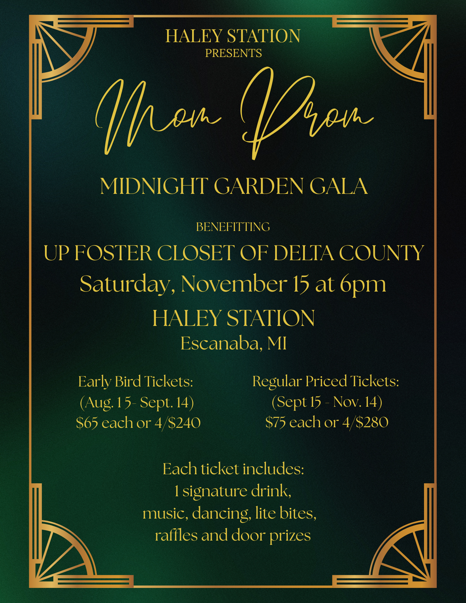 Mom Prom 2025: Midnight Garden Gala